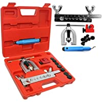 SANON Kit de Herramientas de Línea de Freno de Doble Abocardado de Acero 45 con Mini Cortador de Tubos para Camión de…